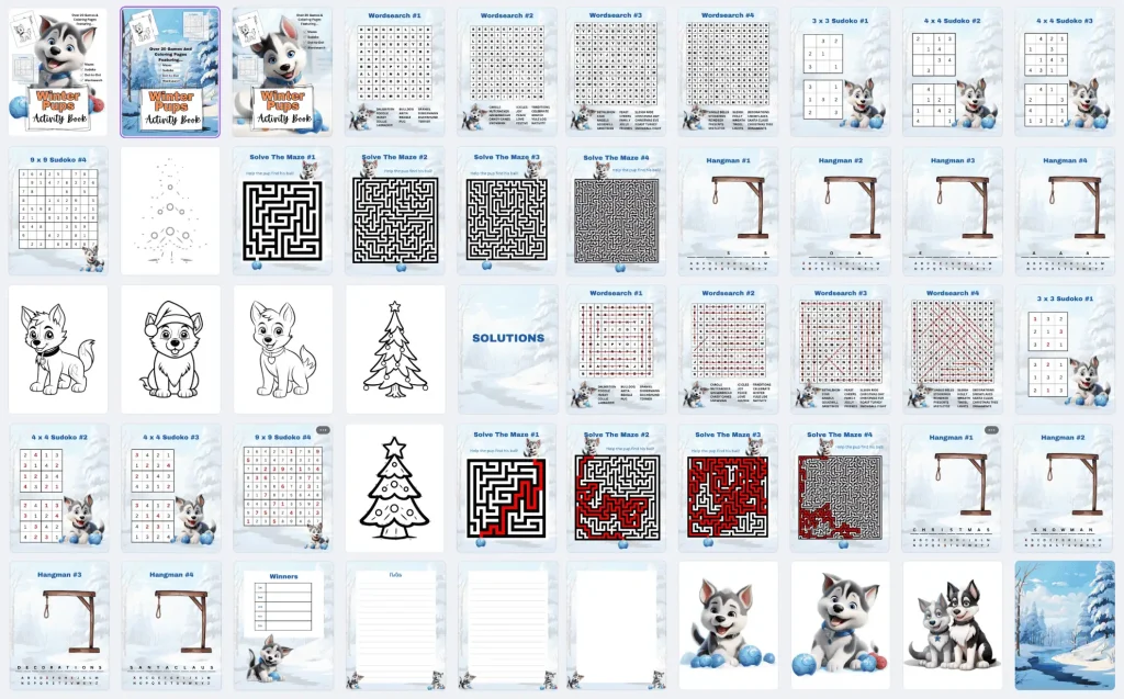 Winter Pups All Images